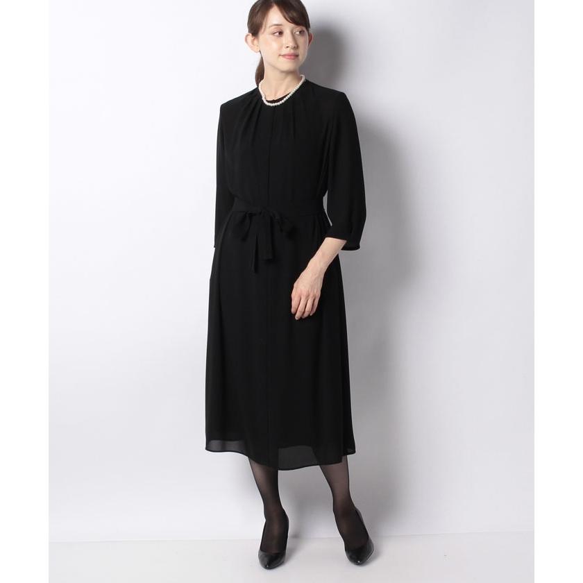 ミッシェル クラン ノアール 夏用喪服 礼服 フォーマル用 洗える ジョーゼット シャツワンピース風ドレス Magaseek Paypayモール店 通販 Paypayモール