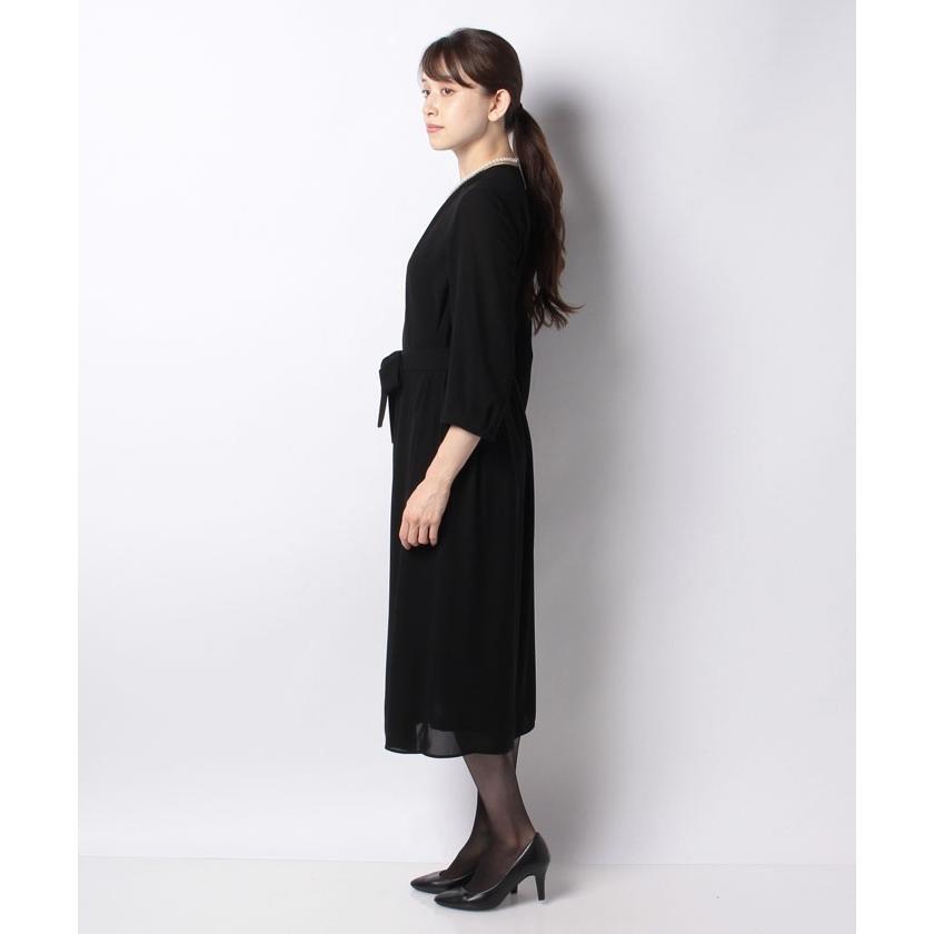 ミッシェル クラン ノアール 夏用喪服 礼服 フォーマル用 洗える ジョーゼット シャツワンピース風ドレス Magaseek Paypayモール店 通販 Paypayモール