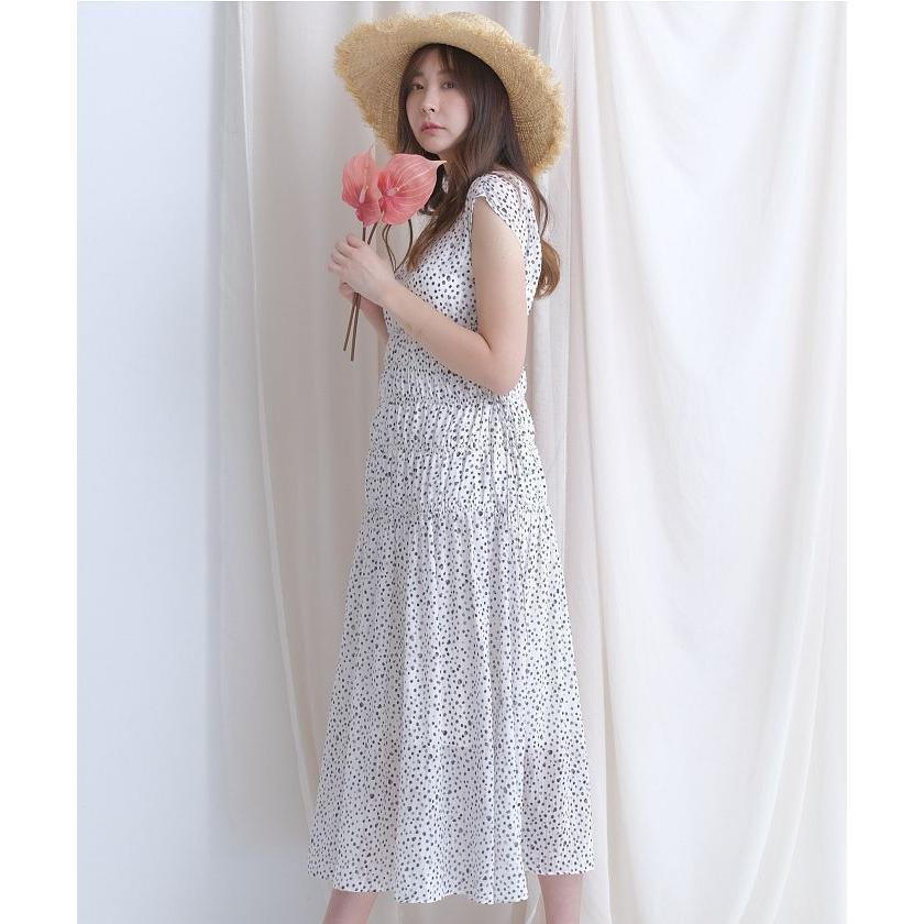 50 Off マイストラーダ ランダムドットシャーリングワンピース 激安の Www Doctor Plan Com