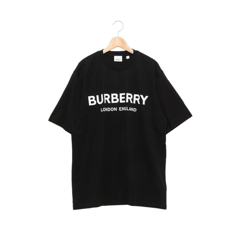 激安単価で】 バーバリー トップス Lサイズ Tシャツ ブラック メンズ