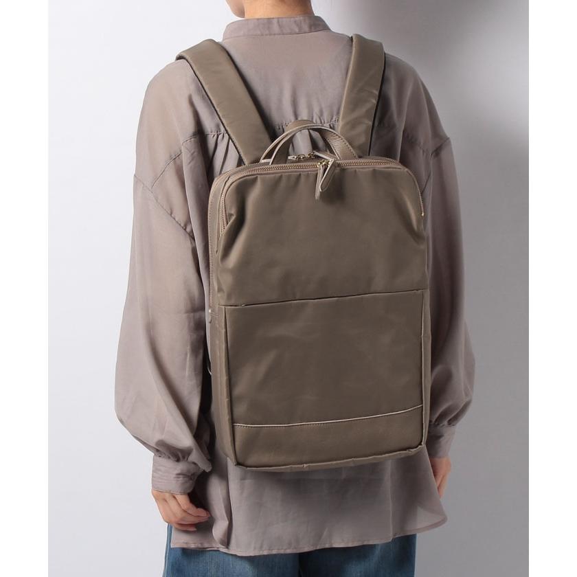 ペルケ】ペルケ perche / ナイロン×牛革PCリュック :504149359