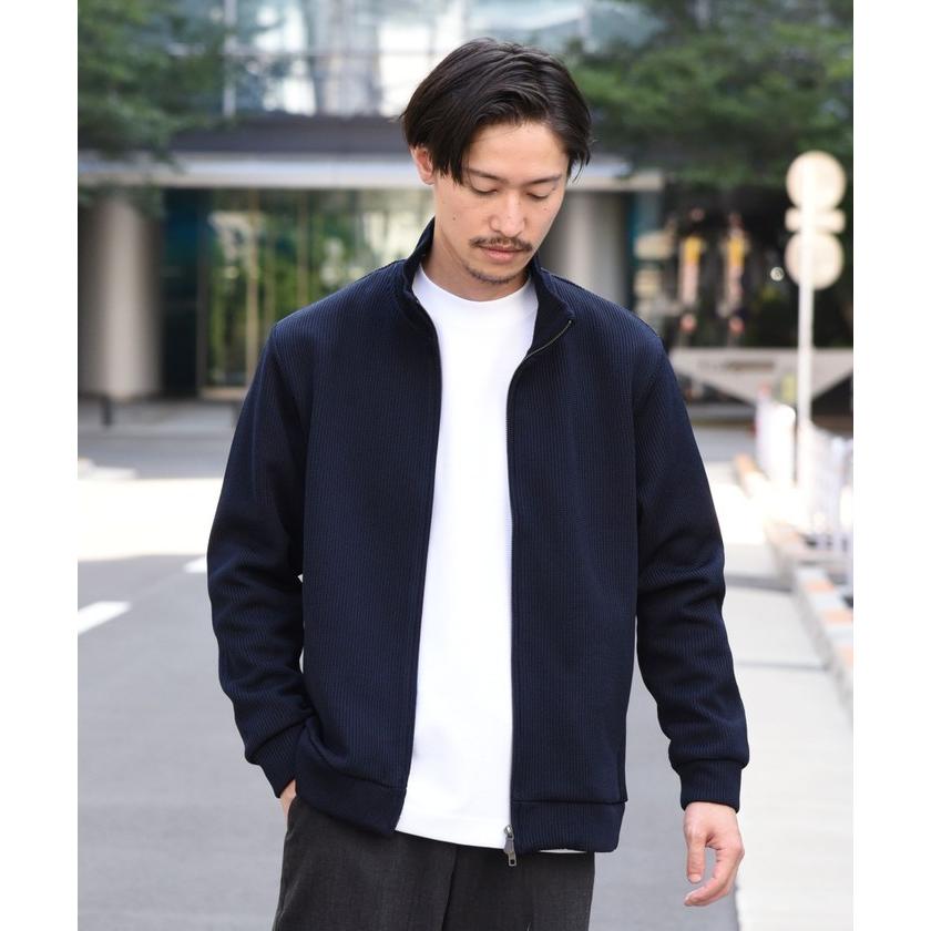 シップス メン】SHIPS: japan quality ジャージー スタンド ジップ