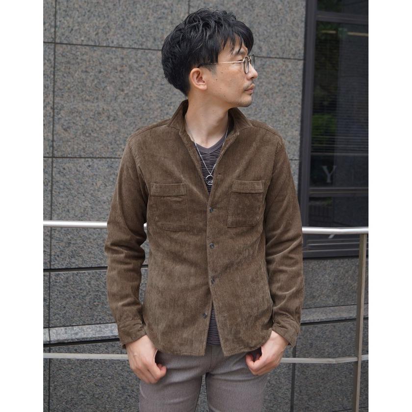 46 割引 人気沸騰 ニコルクラブフォーメン ブライトコーデュロイシャツブルゾン シャツ カジュアルシャツ メンズファッション ファッション Littlestaruc Com