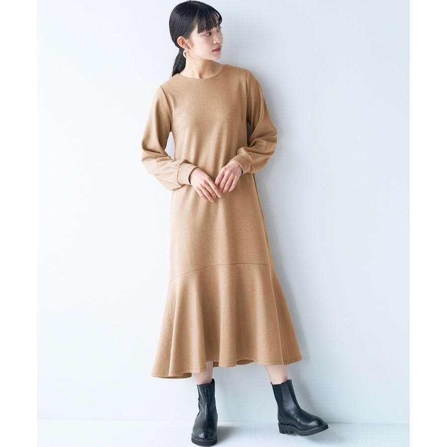 ハコ 楽ちんなのにちゃんと着映える ひらっとしたすそにルンとするカットソーワンピース Magaseek Paypayモール店 通販 Paypayモール