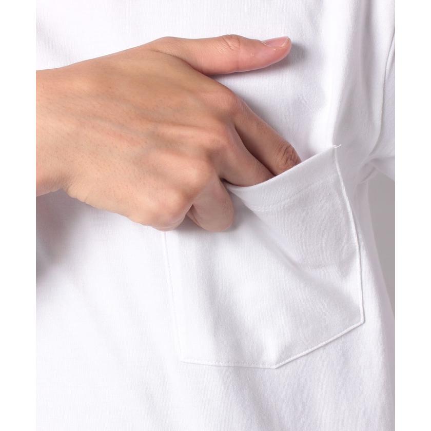 【Amerikaya】【Hanes】ヘインズ BEEFY ビーフィー ポケット付き ロングスリーブ 無地Tシャツ|magaseekp|08
