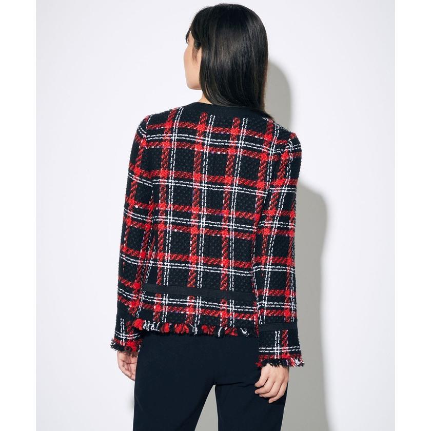 非常に高い品質 チェックツイードジャケット ジャケット