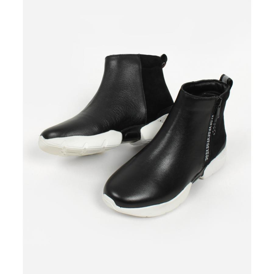 得価】 ヌエール VEGE×nouer リアルレザースニーカーブーツ