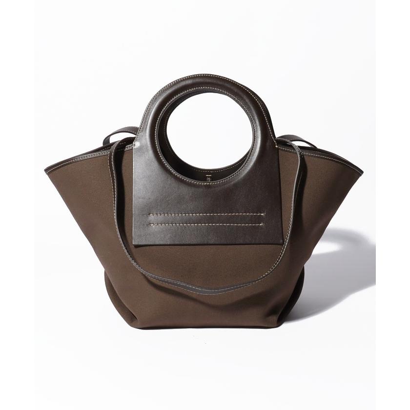 ハウス オブ ロータス】【HEREU/ヘリュー】レザーコンビトートバッグ