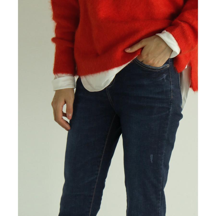 スコットク Praia 通販 Paypayモール ロールアップダメージスキニー Magaseek Paypayモール店 タイムセー