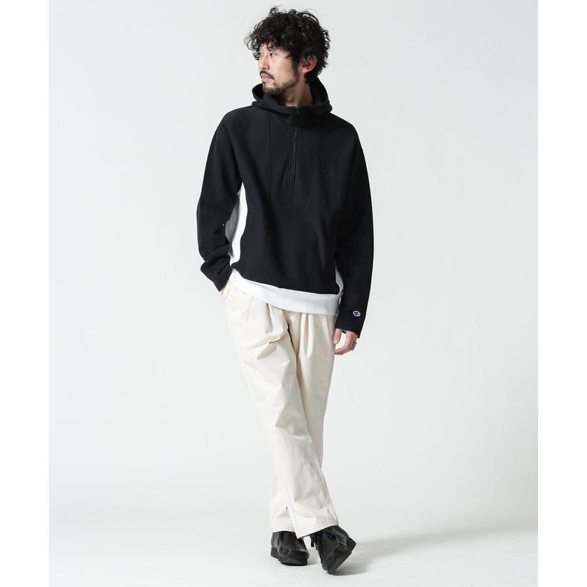 予約中 ナノ ユニバース Champion 別注rw10oz Half Sweat Hooded Zip 半袖 サイズ ｌ Reflect Com Pl