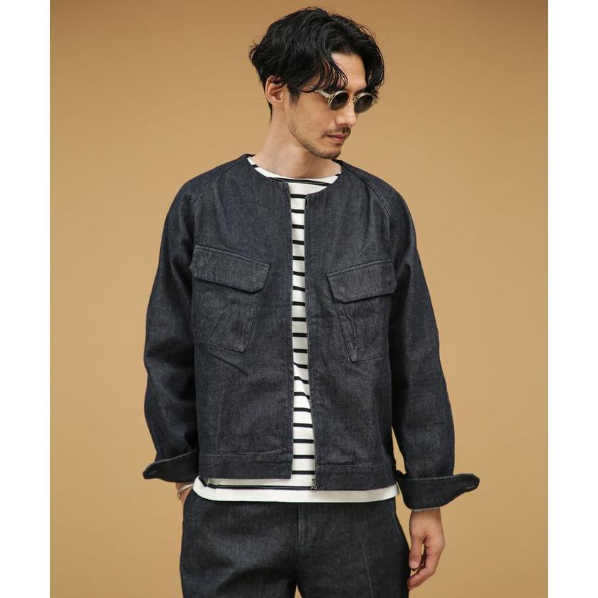 ナノ ユニバース Lb 03 ノーカラーデニムzipブルゾン Magaseek Paypayモール店 通販 Paypayモール