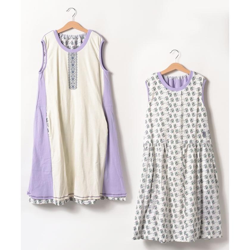 35 割引贈る結婚祝い ズッパ ディ ズッカ リバーシブルワンピース 無地 すずらんプリント 子ども服 子ども服 シューズ ベビー キッズ マタニティ Ma Mahida Sch Id