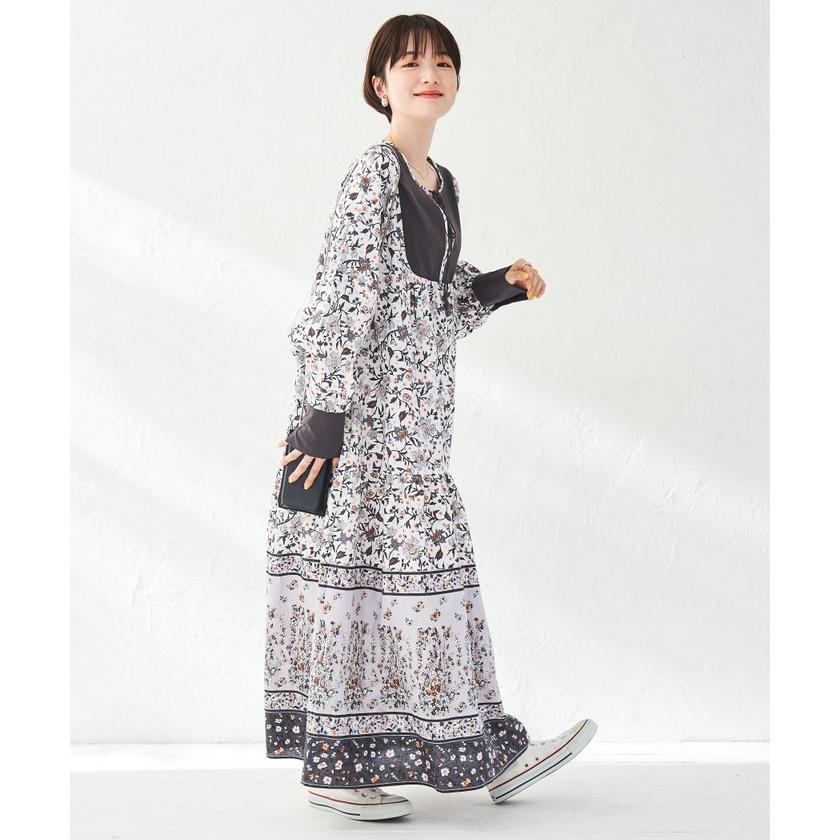 【coen】Market（マーケット）パネルプリントロングワンピース 504597804MAGASEEK ヤフー店 通販