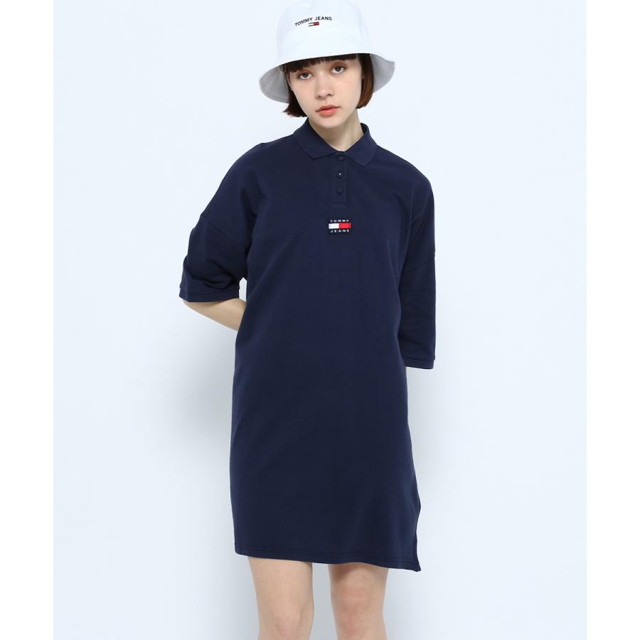 トミージーンズ】オーバーサイズバッジロゴポロワンピース :504599814