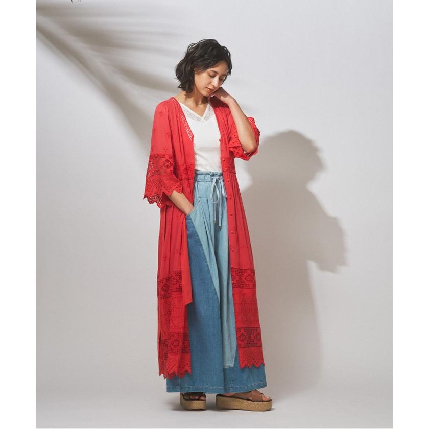 【グレースコンチネンタル】レース刺繍ワンピース