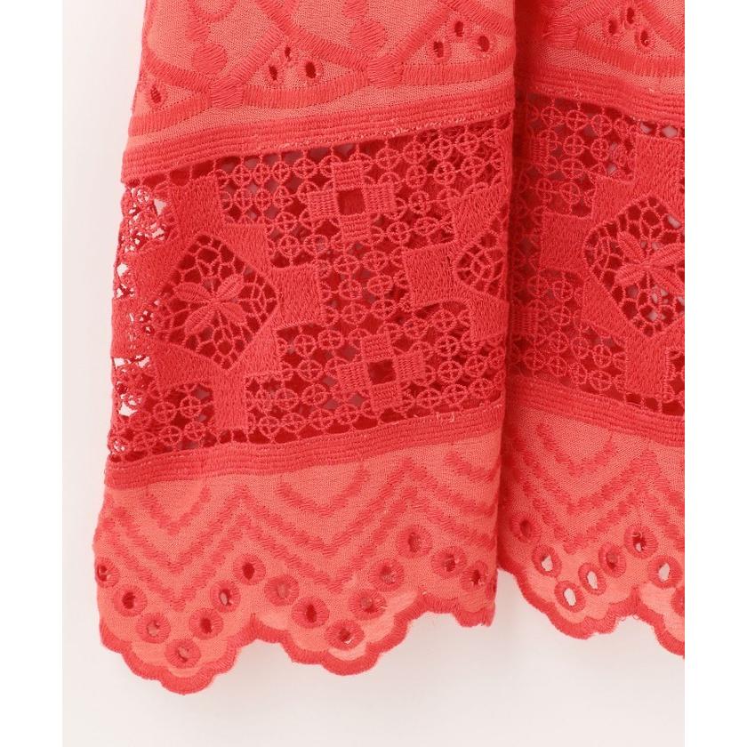 【グレースコンチネンタル】レース刺繍ワンピース 