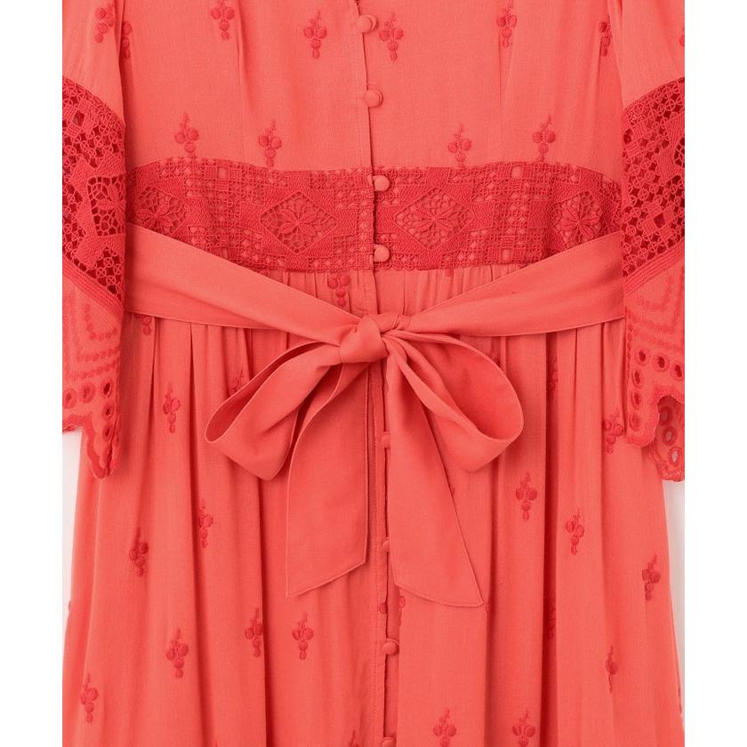 【グレースコンチネンタル】レース刺繍ワンピース 