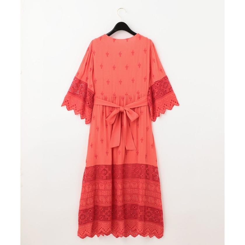 【グレースコンチネンタル】レース刺繍ワンピース 