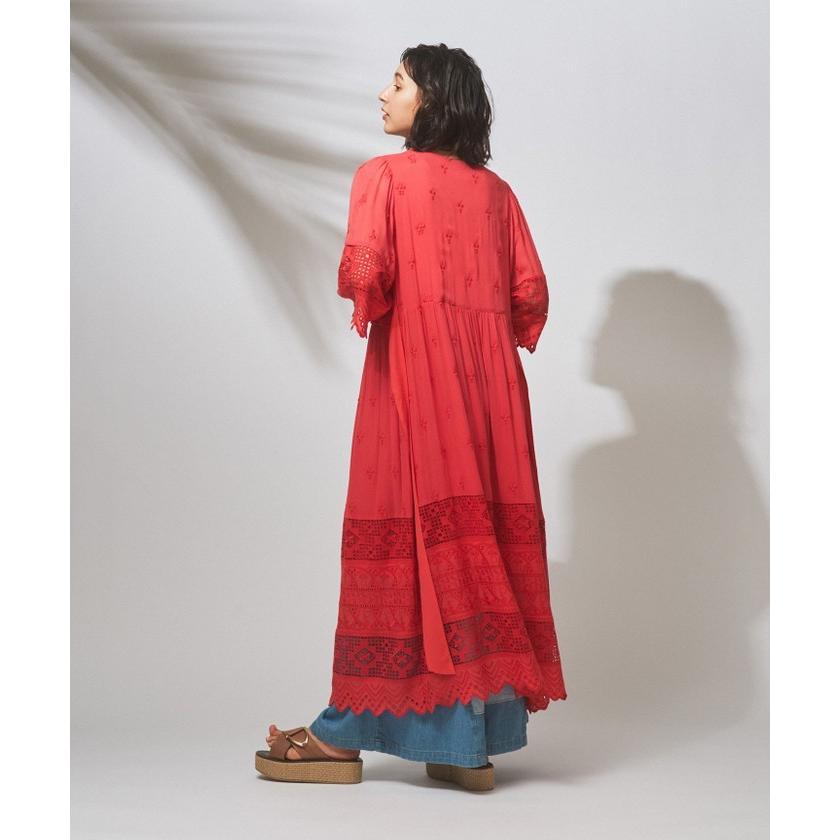 【グレースコンチネンタル】レース刺繍ワンピース 