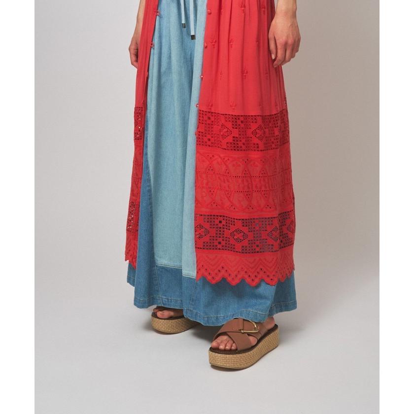 【グレースコンチネンタル】レース刺繍ワンピース 