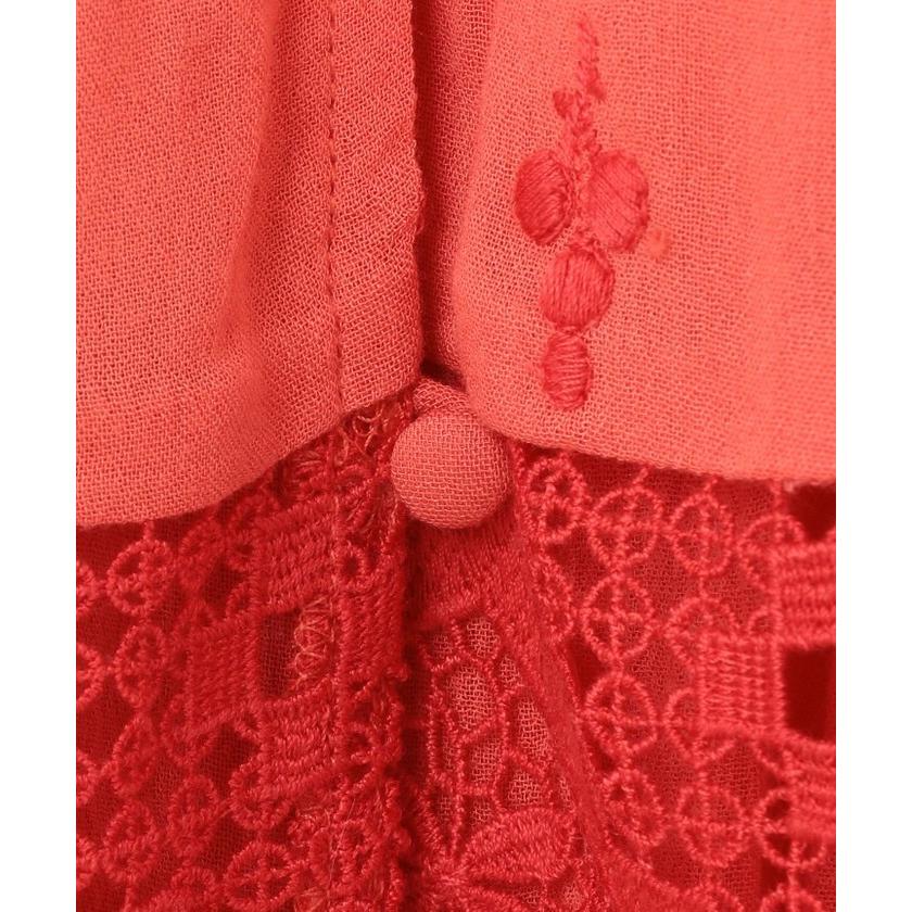 【グレースコンチネンタル】レース刺繍ワンピース 