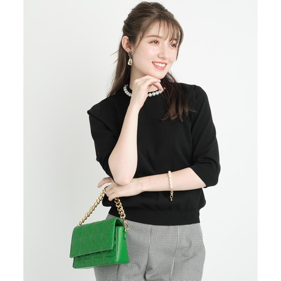 アプワイザー リッシェ】パールネックニット :504817036:MAGASEEK