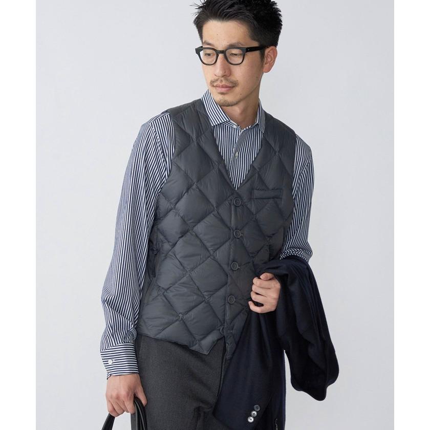 【シップス メン】*【SHIPS別注】TAION: <手洗い可能> COPYRIGHT ロゴ パッカブル インナー ダウン ジレ (ベスト)|magaseekp|02