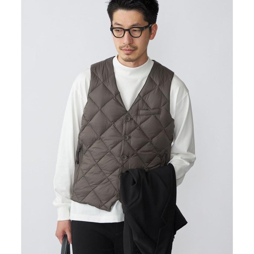 【シップス メン】*【SHIPS別注】TAION: <手洗い可能> COPYRIGHT ロゴ パッカブル インナー ダウン ジレ (ベスト)|magaseekp|03