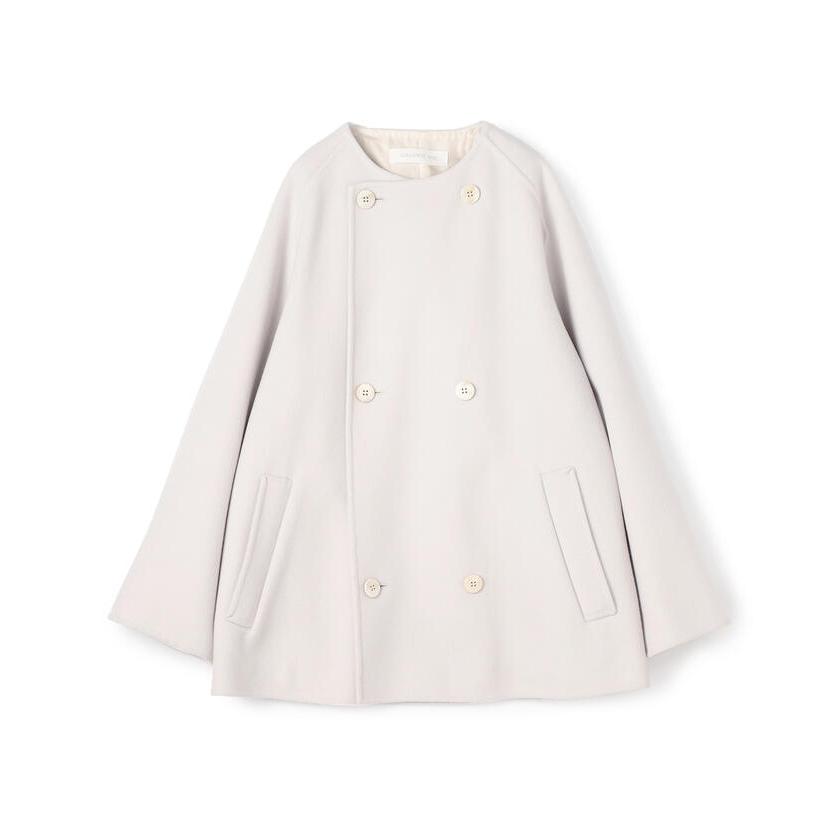 海外品 【GALERIE VIE】ウールダブルフェイス ショートノーカラートレンチコート 【CEG9769115235】(34848円)