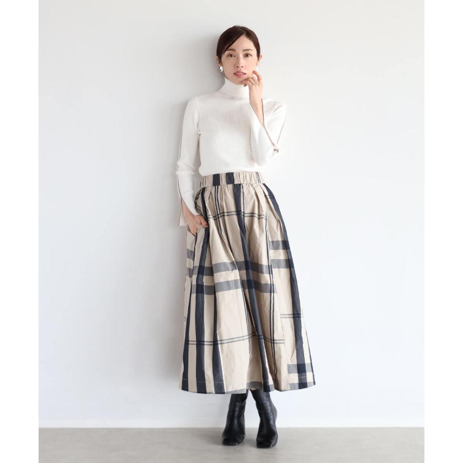【ラシュッド】Aga 【手洗い可】メモリーチェックロングスカート|magaseekp|05