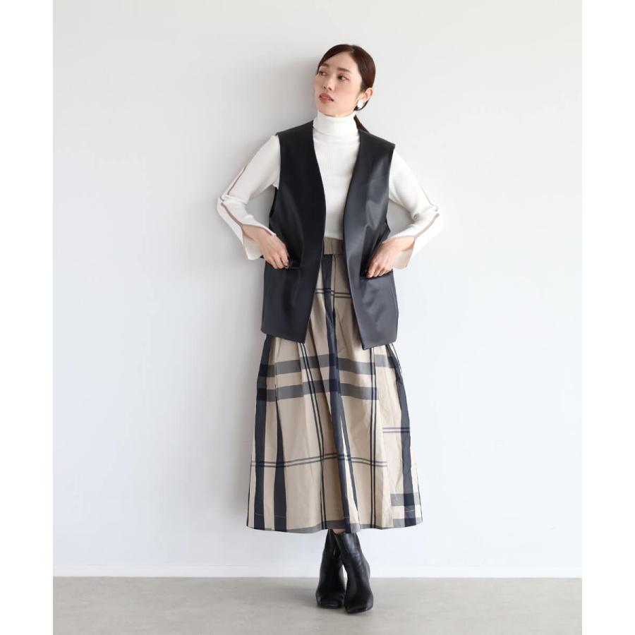 【ラシュッド】Aga 【手洗い可】メモリーチェックロングスカート|magaseekp|06