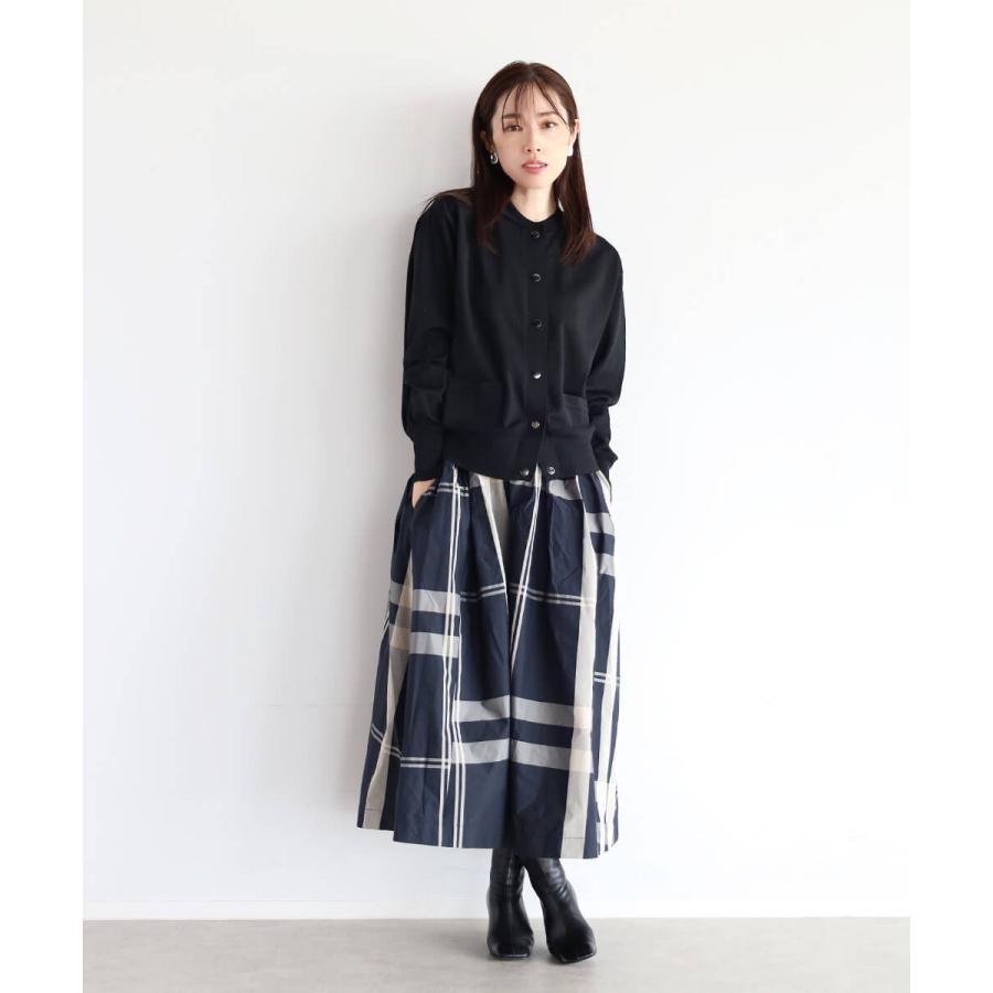 【ラシュッド】Aga 【手洗い可】メモリーチェックロングスカート|magaseekp|08