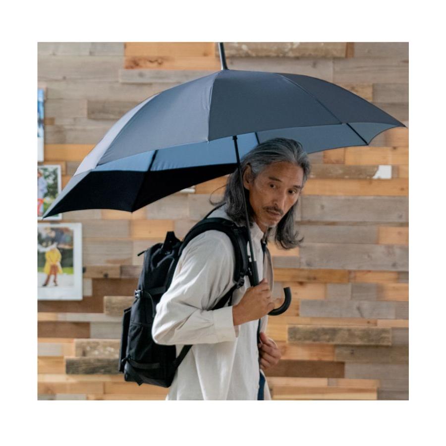 【Wpc．】【Wpc.公式】雨傘 UNISEX バックプロテクトアンブレラ 大きい 大きめ 鞄濡れない 晴雨兼用 ジャンプ傘 メンズ レディース 長傘｜magaseekp｜18