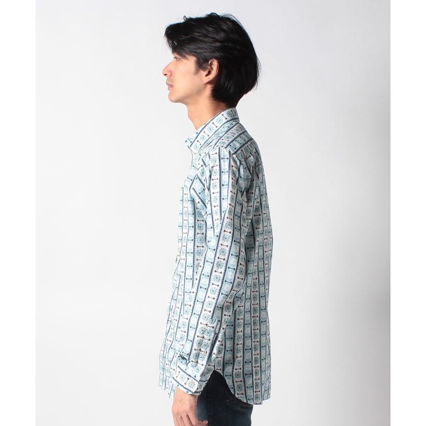 【リーバイスアウトレット】LVC 70'S BUTTON UP ATOMIC BLUE AND WHITE｜magaseekp｜02