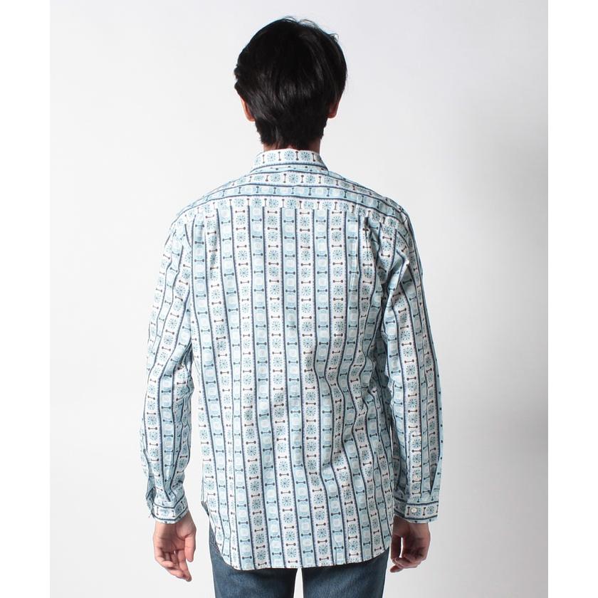 【リーバイスアウトレット】LVC 70'S BUTTON UP ATOMIC BLUE AND WHITE｜magaseekp｜03