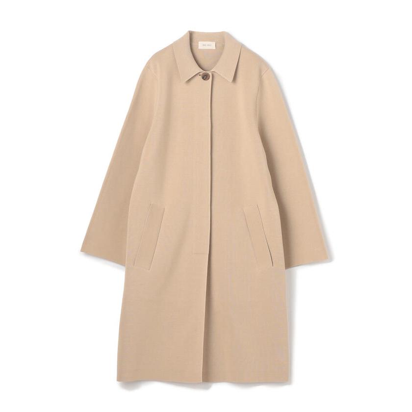 DES PRES】コンパクトコットン ニットステンカラーコート : 505146885 