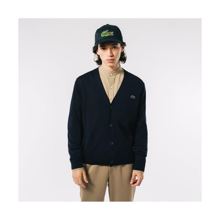LACOSTE 【ラコステ メンズ】ラコステ ウォッシャブルウールV LACOSTE 【ラコステ メンズ】ラコステ ウォッシャブルウールV