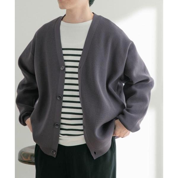 【アイテムズアーバンリサーチ（メンズ）】ポリミラノリブニット カーディガン | ITEMS URBANRESEARCH