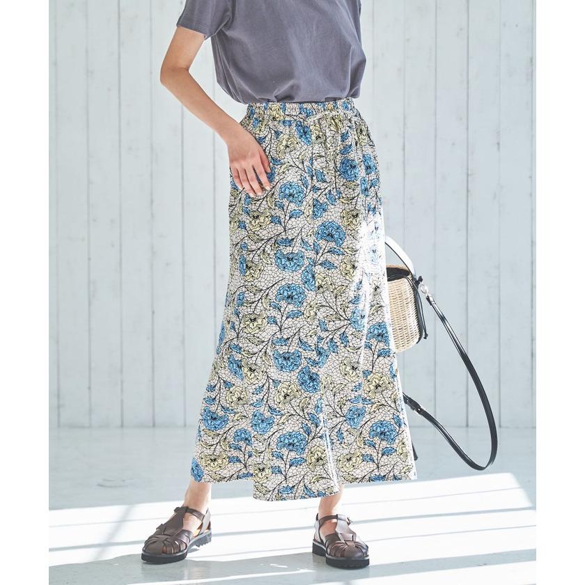 【coen】Market（マーケット）バティックプリントスカート 505208788MAGASEEK ヤフー店 通販 Yahoo