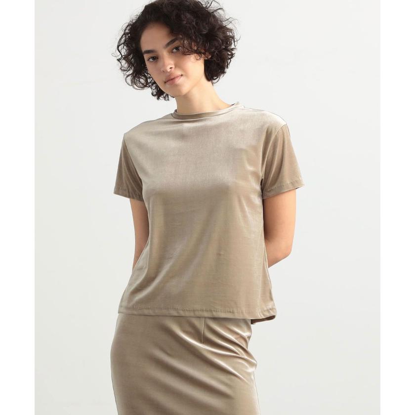 BACCA】inner piece ベロアジャージーTシャツ : 505209311 : MAGASEEK 