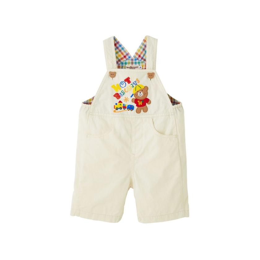 HOT BISCUITS 【ミキハウスホットビスケッツ】レトロ ロゴ刺繍