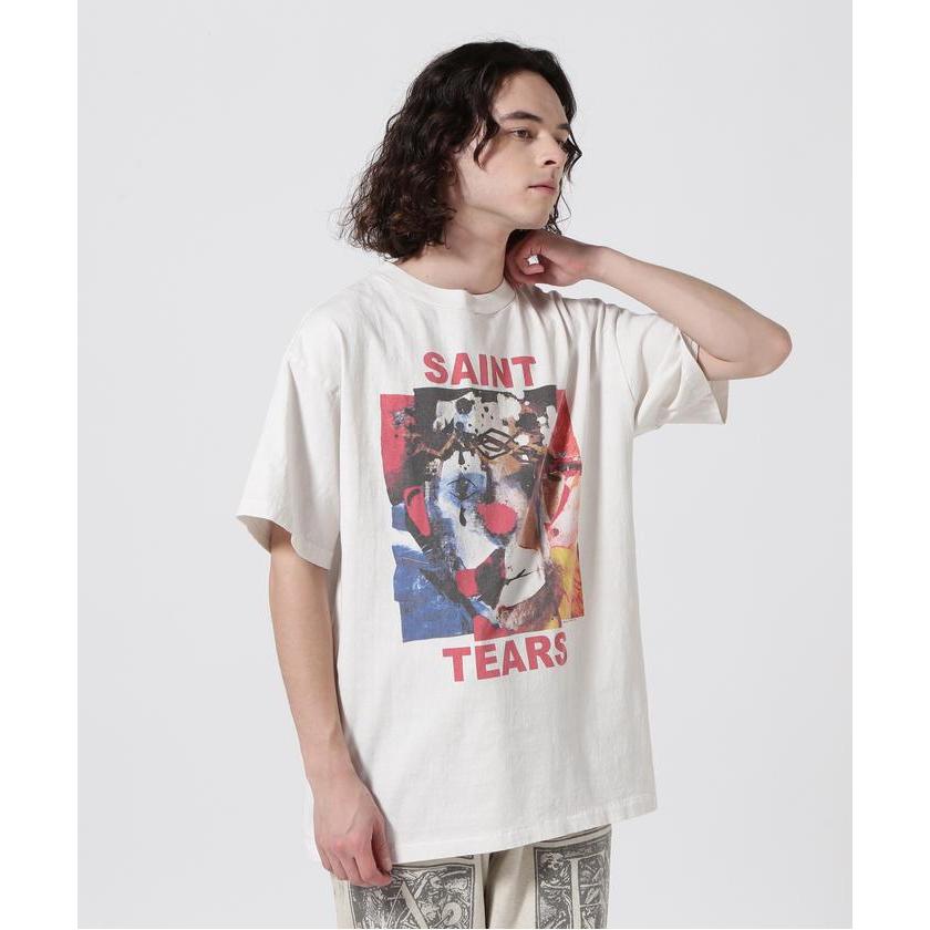 クーポン利用&送料無料 Saint Michael x DENIM TEARS フェイス Tシャツ