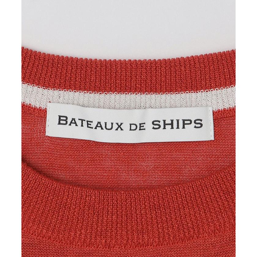 【シップス　メン】BATEAUX DE SHIPS: ハイゲージ リネン ニットTシャツ｜magaseekp｜14