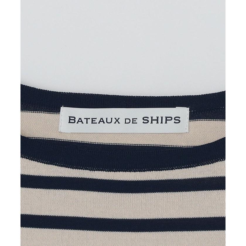 【シップス　メン】BATEAUX DE SHIPS: ハイゲージ バスクボーダー ニットTシャツ｜magaseekp｜11