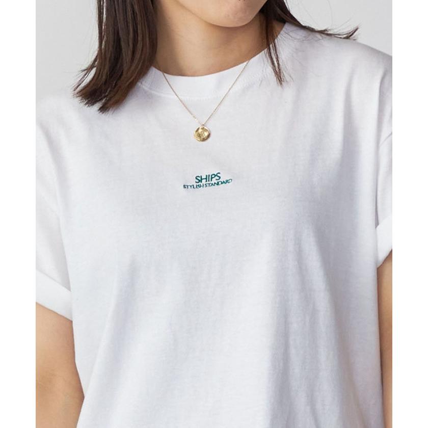 【シップス　メン】*SHIPS: STYLISH STANDARD ミニ ロゴ 刺繍 Tシャツ｜magaseekp｜02