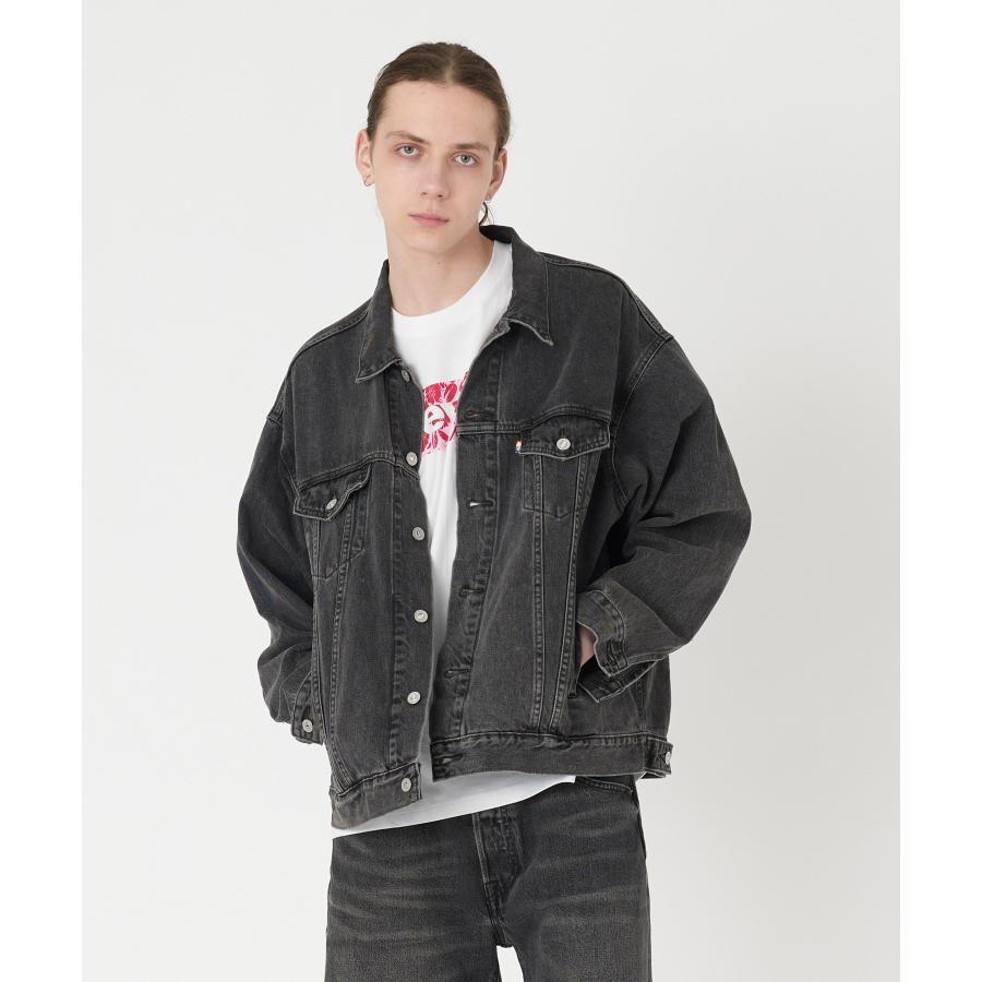 【極美品】　リーバイス　Levi's デニムジャケット　ブラック リーバイスアウトレット】リーバイス/Levi's デニムジャケット