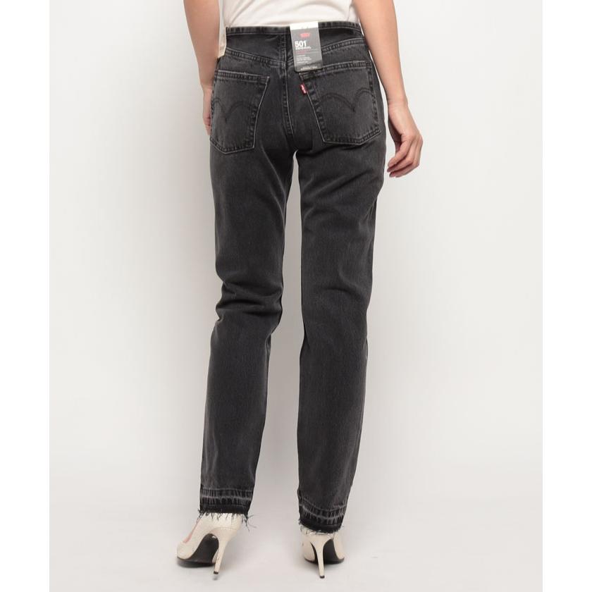 リーバイスアウトレット】501(R) ジーンズ MINI WAIST ブラック WORN 