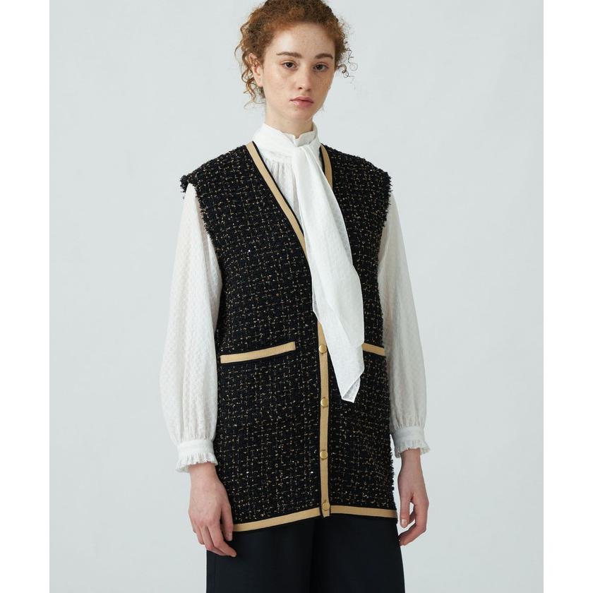 Ballsey】ニットコンビツイード Vネックジレ : 505459280 : MAGASEEK 