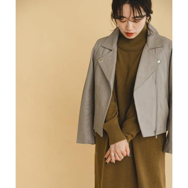 URBAN RESEARCH ダブルジップ ラムレザー ライダース ジャケット ITEMS URBANRESEARCH 【アイテムズ アーバンリサーチ