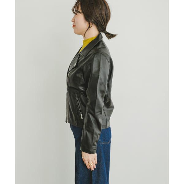 URBAN RESEARCH ダブルジップ ラムレザー ライダース ジャケット ITEMS URBANRESEARCH 【アイテムズ アーバンリサーチ